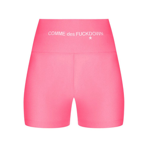 Comme Des Fuckdown Pink Polyester Short Comme Des Fuckdown Pink Polyester Short
