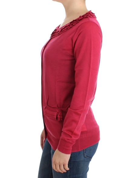 Pink wool cardigan Pink wool cardigan