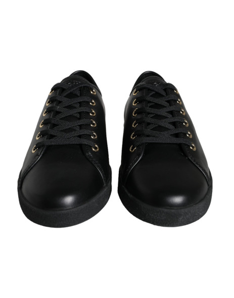 Black Gold Leather Classic Sneakers Shoes LA11250 Black Gold Leather Classic Sneakers Shoes LA11250