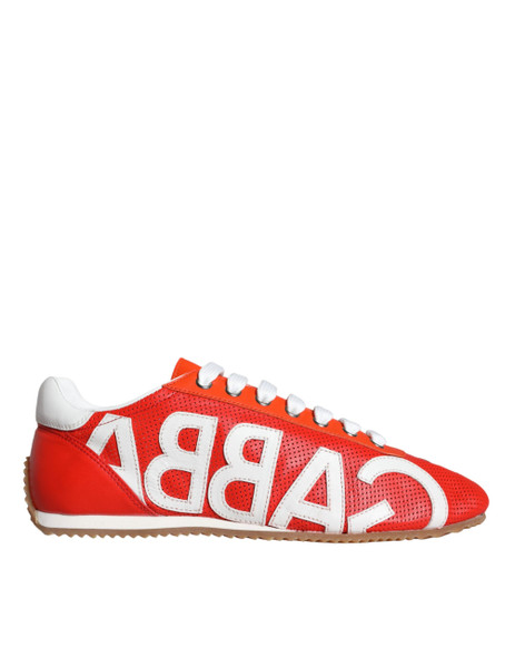 Red White Leather Logo Casual Sneakers Shoes Red White Leather Logo Casual Sneakers Shoes