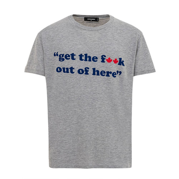 Dsquared² Gray Cotton T-Shirt Dsquared² Gray Cotton T-Shirt