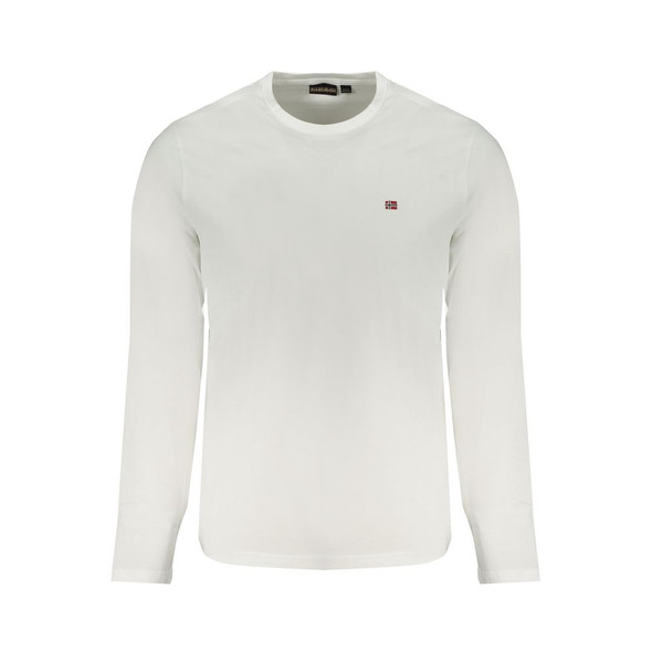 Napapijri White Cotton T-Shirt NA-31587 Napapijri White Cotton T-Shirt NA-31587