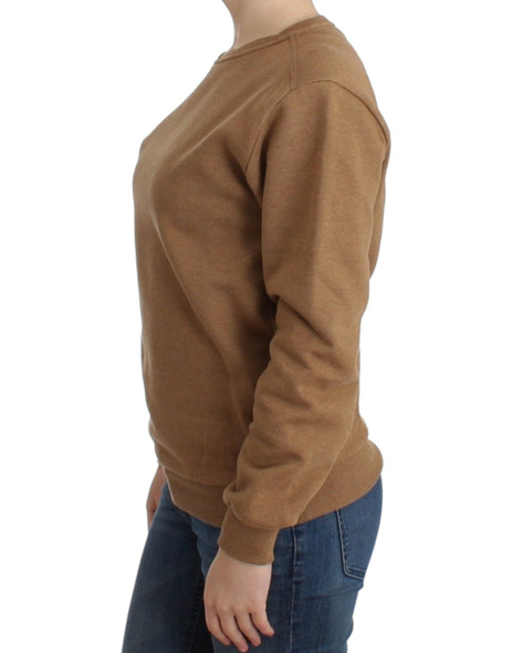 Brown Crewneck Cotton Sweater Brown Crewneck Cotton Sweater