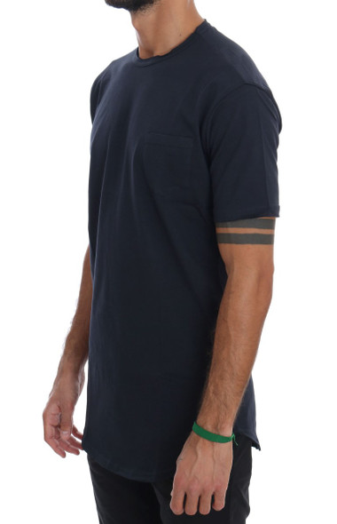 Daniele Alessandrini Blue Cotton Crewneck T-Shirt Daniele Alessandrini Blue Cotton Crewneck T-Shirt