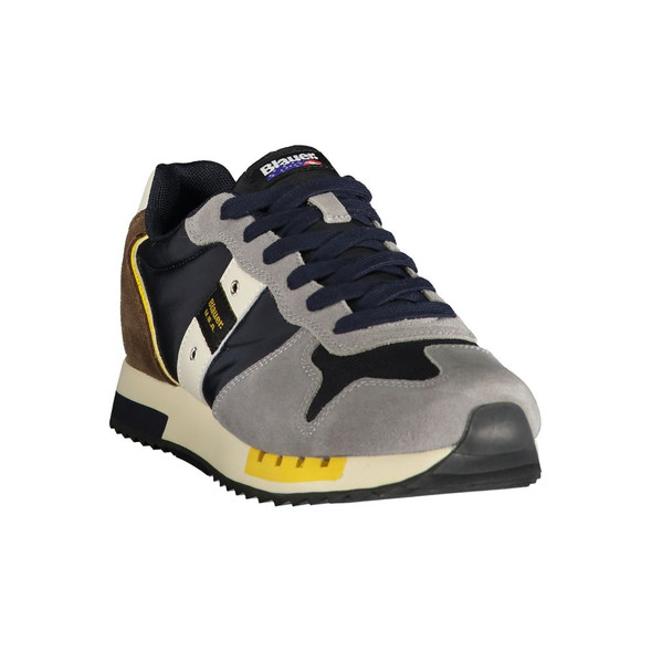Gray Polyester Sneaker BL-31646 Gray Polyester Sneaker BL-31646