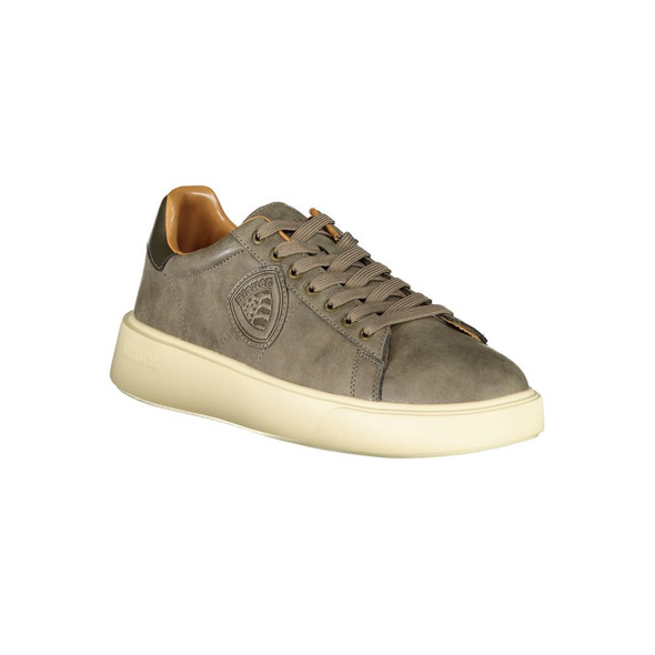Blauer Beige Polyester Sneaker Blauer Beige Polyester Sneaker