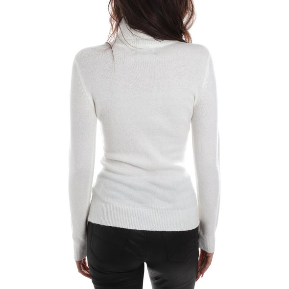 White Viscose Sweater YE-13714 White Viscose Sweater YE-13714