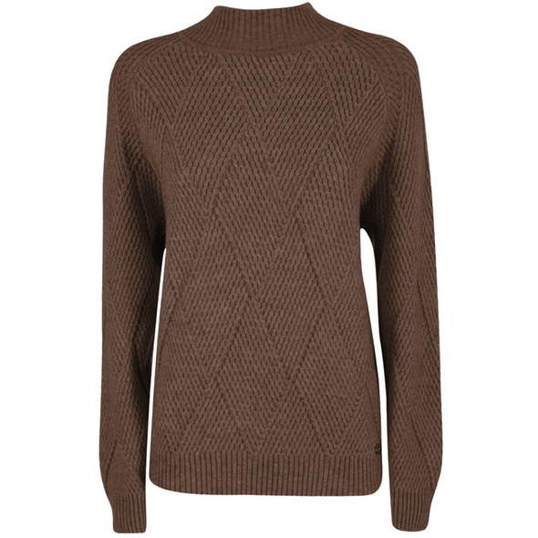 Brown Acrylic Women Sweater Brown Acrylic Women Sweater