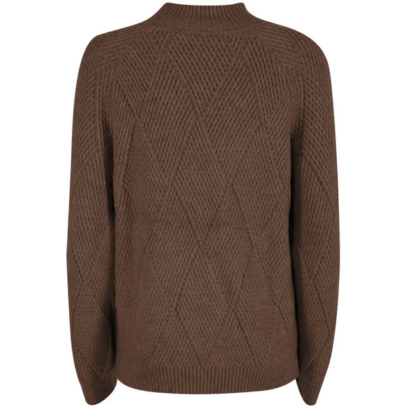 Brown Acrylic Women Sweater Brown Acrylic Women Sweater