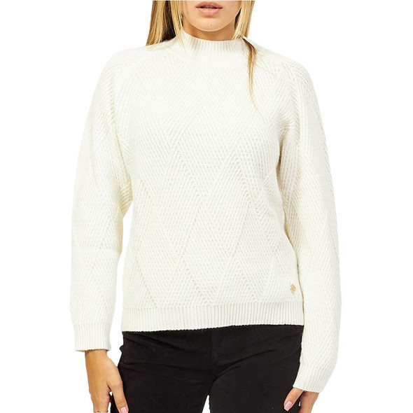 White Acrylic Women Sweater White Acrylic Women Sweater