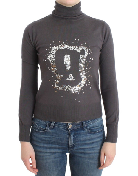 Brown turtleneck cotton sweater Brown turtleneck cotton sweater