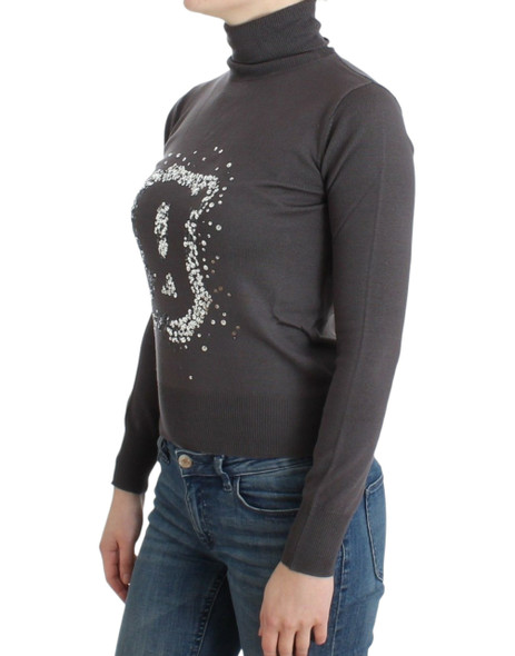 Brown turtleneck cotton sweater Brown turtleneck cotton sweater