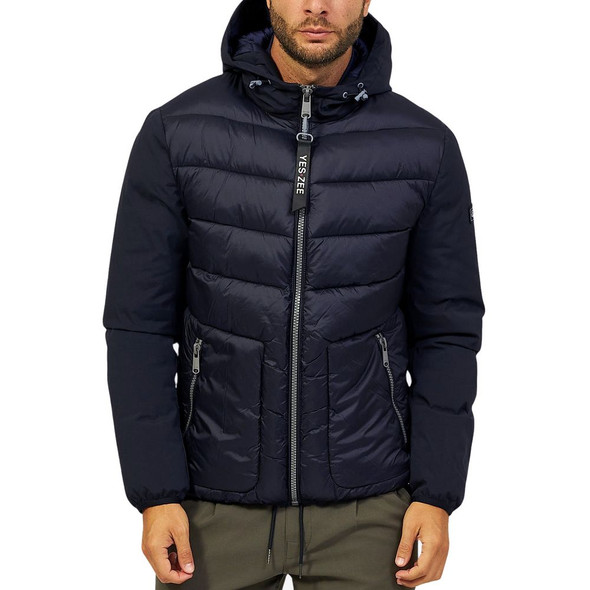 Blue Nylon Jacket YE-13679 Blue Nylon Jacket YE-13679