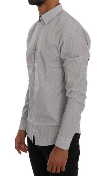 White Blue Check Casual Cotton Regular Fit Shirt White Blue Check Casual Cotton Regular Fit Shirt