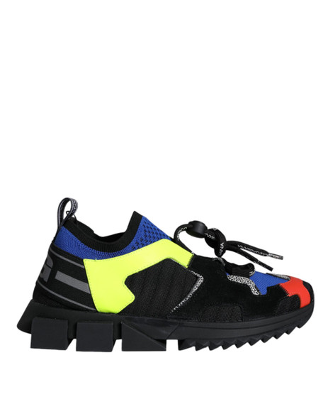 Dolce & Gabbana Multicolor Mesh Sorrento Trekking Sneakers Shoes Dolce & Gabbana Multicolor Mesh Sorrento Trekking Sneakers Shoes