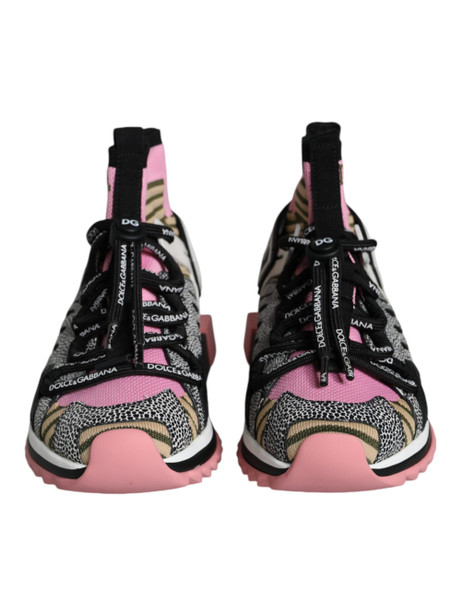 Dolce & Gabbana Multicolor Sorrento Socks Logo Sneakers Shoes Dolce & Gabbana Multicolor Sorrento Socks Logo Sneakers Shoes