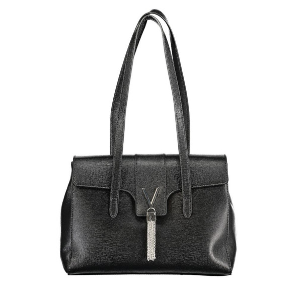 Black Polyethylene Women Handbag VA-24334 Black Polyethylene Women Handbag VA-24334