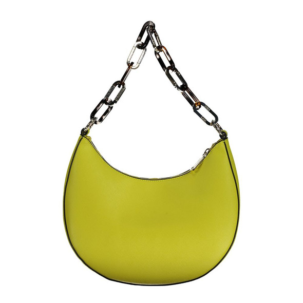 Yellow Polyethylene Women Handbag Yellow Polyethylene Women Handbag
