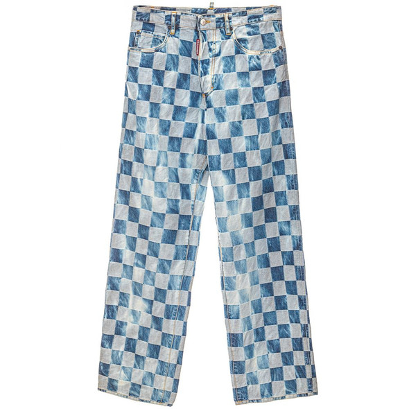 Blue Cotton Relaxed Fit Jean Blue Cotton Relaxed Fit Jean