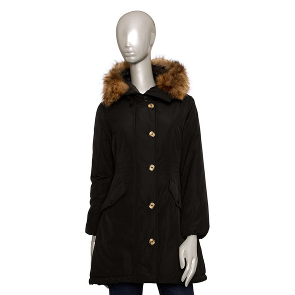 Black Polyester Women Jacket BA-24593 Black Polyester Women Jacket BA-24593