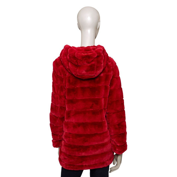 Red Polyester Women Jacket Red Polyester Women Jacket