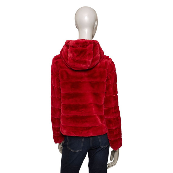 Red Polyester Women Jacket BA-24578 Red Polyester Women Jacket BA-24578