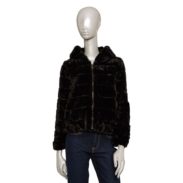 Black Polyester Women Jacket BA-24574 Black Polyester Women Jacket BA-24574