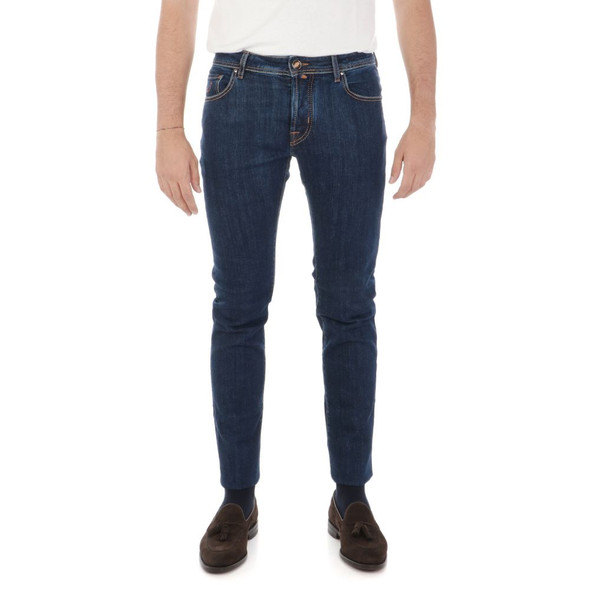 Jacob Cohen Blue Cotton Jeans & Pant JA-13760 Jacob Cohen Blue Cotton Jeans & Pant JA-13760
