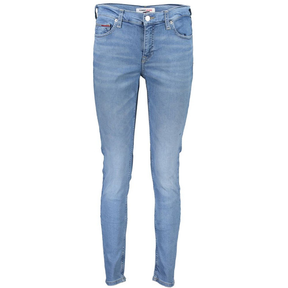 Light Blue Cotton Women Skinny Jean TO-26252 Light Blue Cotton Women Skinny Jean TO-26252