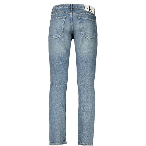 Calvin Klein Blue Cotton Jeans & Pant CA-27249 Calvin Klein Blue Cotton Jeans & Pant CA-27249