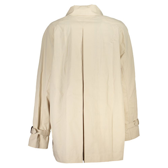 Tommy Hilfiger Beige Cotton Jackets & Coat Tommy Hilfiger Beige Cotton Jackets & Coat