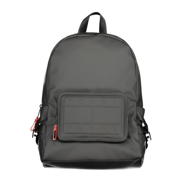 Tommy Hilfiger Black Polyester Backpack Tommy Hilfiger Black Polyester Backpack