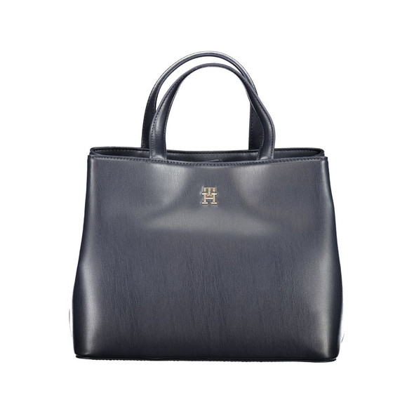 Tommy Hilfiger Blue Polyethylene Handbag TO-30696 Tommy Hilfiger Blue Polyethylene Handbag TO-30696