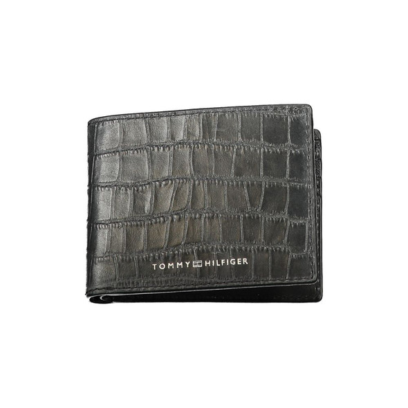 Black Leather Wallet TO-30741 Black Leather Wallet TO-30741