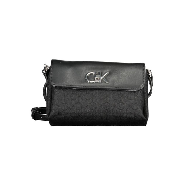 Black Polyester Handbag CA-30760 Black Polyester Handbag CA-30760