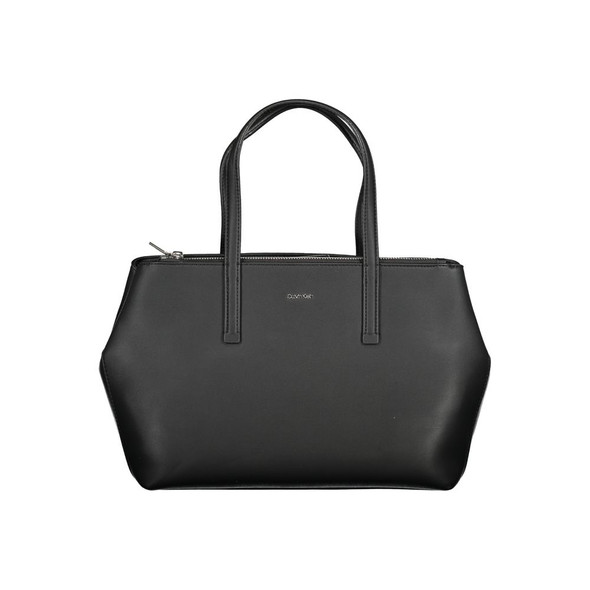 Black Polyester Handbag CA-30770 Black Polyester Handbag CA-30770