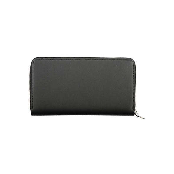 Black Polyester Wallet CA-30824 Black Polyester Wallet CA-30824