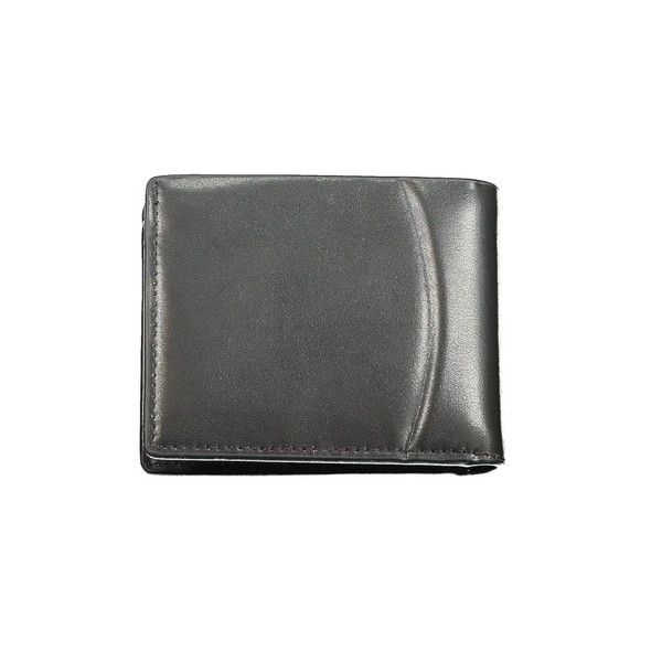 Black Leather Wallet CA-30838 Black Leather Wallet CA-30838