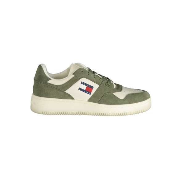 Tommy Hilfiger Green Polyester Sneaker Tommy Hilfiger Green Polyester Sneaker