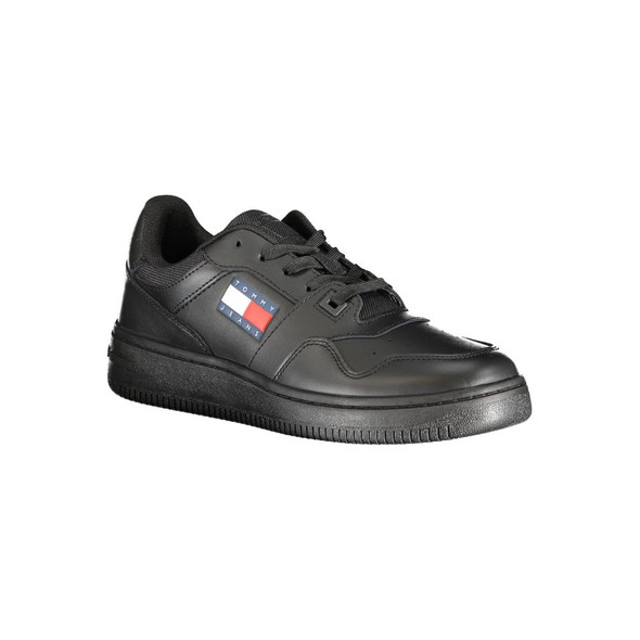 Black Polyester Sneaker TO-31267 Black Polyester Sneaker TO-31267