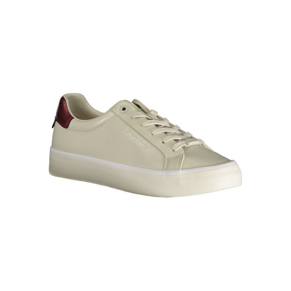 Beige Polyester Sneaker CA-31283 Beige Polyester Sneaker CA-31283