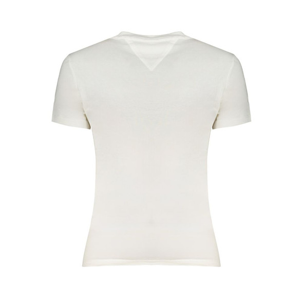 Tommy Hilfiger White Cotton Tops & T-Shirt Tommy Hilfiger White Cotton Tops & T-Shirt