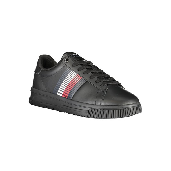Black Polyester Sneaker TO-31466 Black Polyester Sneaker TO-31466