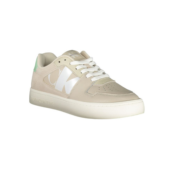 Beige Polyester Sneaker CA-31481 Beige Polyester Sneaker CA-31481