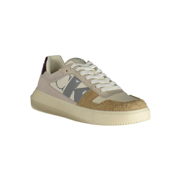 Beige Polyester Sneaker CA-31559 Beige Polyester Sneaker CA-31559