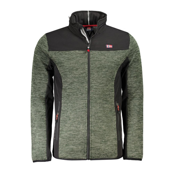 Green Polyester Men Jacket NO-31780 Green Polyester Men Jacket NO-31780