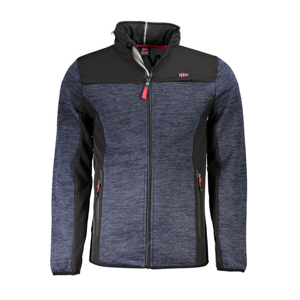 Blue Polyester Men Jacket NO-31787 Blue Polyester Men Jacket NO-31787