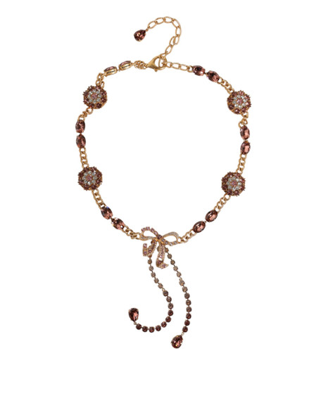 Dolce & Gabbana Gold Tone Brass Crystal Embellished Belt SMY10402 Dolce & Gabbana Gold Tone Brass Crystal Embellished Belt SMY10402