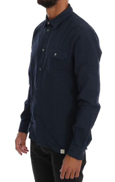 John Galliano Blue Casual Cotton Long Sleeve Shirt John Galliano Blue Casual Cotton Long Sleeve Shirt