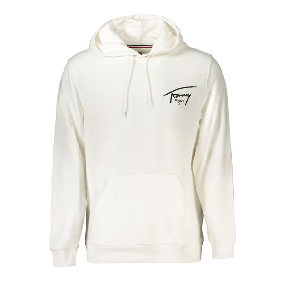 Tommy Hilfiger White Cotton Men Sweater TO-31910 Tommy Hilfiger White Cotton Men Sweater TO-31910